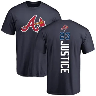 David Justice Atlanta Braves Backer T-Shirt - Navy