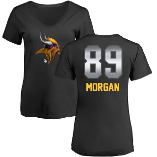 David Morgan Women's Minnesota Vikings Midnight Mascot T-Shirt - Black