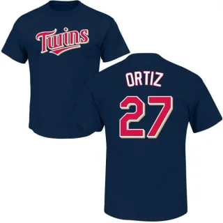 David Ortiz Minnesota Twins Name & Number T-Shirt - Navy