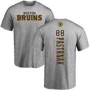 David Pastrnak Boston Bruins Backer T-Shirt - Ash