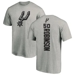 David Robinson San Antonio Spurs Ash Backer T-Shirt