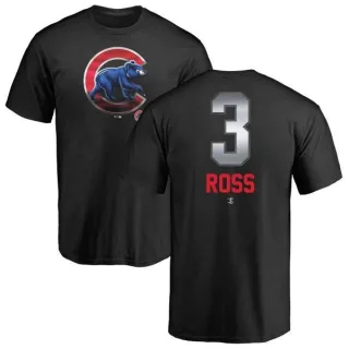 David Ross Chicago Cubs Midnight Mascot T-Shirt - Black