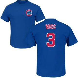 David Ross Chicago Cubs Name & Number T-Shirt - Royal