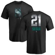 David Segui Seattle Mariners Midnight Mascot T-Shirt - Black