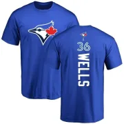 David Wells Toronto Blue Jays Backer T-Shirt - Royal