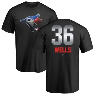 David Wells Toronto Blue Jays Midnight Mascot T-Shirt - Black