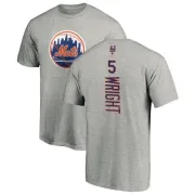 David Wright New York Mets Backer T-Shirt - Ash