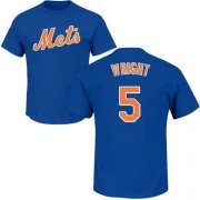 David Wright New York Mets Name & Number T-Shirt - Royal