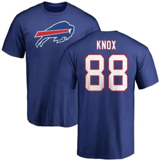 Dawson Knox Buffalo Bills Name & Number Logo T-Shirt - Royal