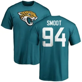 Dawuane Smoot Jacksonville Jaguars Name & Number Logo T-Shirt - Teal