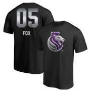 De'Aaron Fox Sacramento Kings Black Midnight Mascot T-Shirt