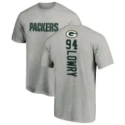 Dean Lowry Green Bay Packers Backer T-Shirt - Ash