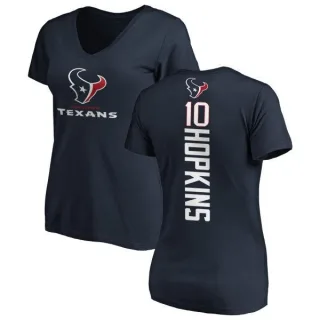 DeAndre Hopkins Women's Houston Texans Backer Slim Fit T-Shirt - Navy