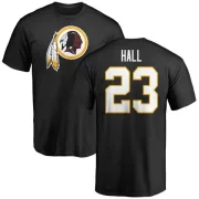 DeAngelo Hall Washington Redskins Name & Number Logo T-Shirt - Black