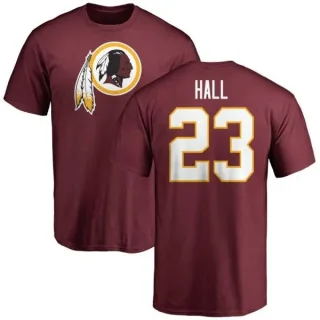 DeAngelo Hall Washington Redskins Name & Number Logo T-Shirt - Maroon