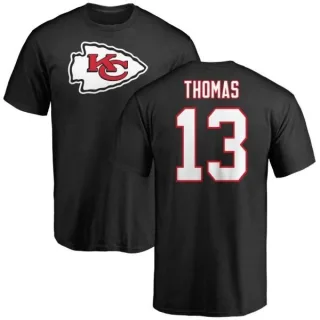 De'Anthony Thomas Kansas City Chiefs Name & Number Logo T-Shirt - Black