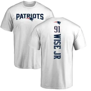 Deatrich Wise Jr. New England Patriots Backer T-Shirt - White