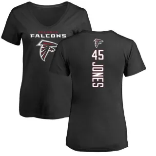 Deion Jones Women's Atlanta Falcons Backer Slim Fit T-Shirt - Black