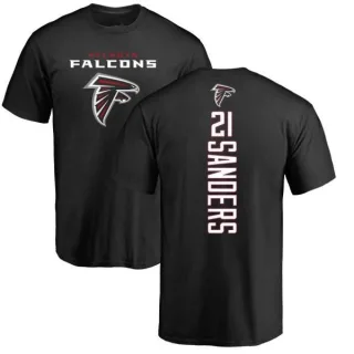 Deion Sanders Atlanta Falcons Backer T-Shirt - Black