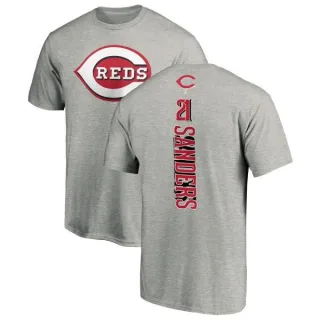 Deion Sanders Cincinnati Reds Backer T-Shirt - Ash