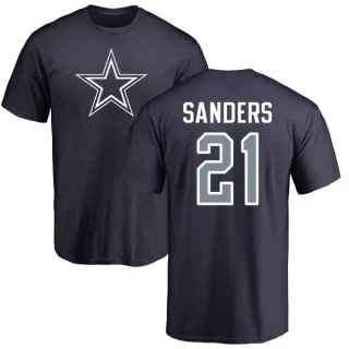 Deion Sanders Dallas Cowboys Name & Number Logo T-Shirt - Navy