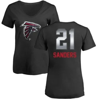 Deion Sanders Women's Atlanta Falcons Midnight Mascot T-Shirt - Black