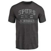 Dejounte Murray San Antonio Spurs Black Baseline Tri-Blend T-Shirt