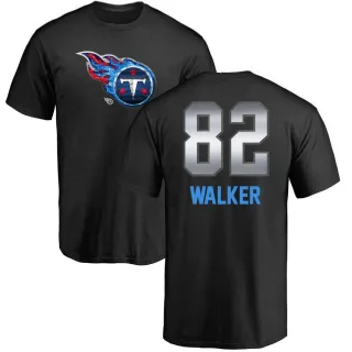 Delanie Walker Tennessee Titans Midnight Mascot T-Shirt - Black