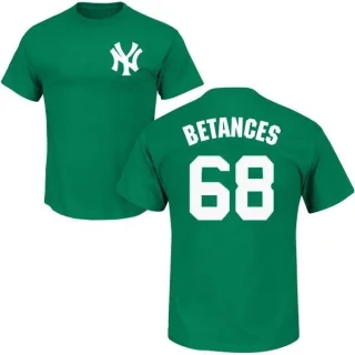 Dellin Betances New York Yankees St. Patrick's Day Name & Number T-Shirt - Green