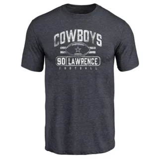 Demarcus Lawrence Dallas Cowboys Flanker Tri-Blend T-Shirt - Navy