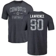 Demarcus Lawrence Dallas Cowboys Name & Number Tri-Blend T-Shirt - Navy