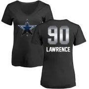 Demarcus Lawrence Women's Dallas Cowboys Midnight Mascot T-Shirt - Black