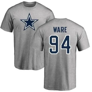 DeMarcus Ware Dallas Cowboys Name & Number Logo T-shirt - Gray