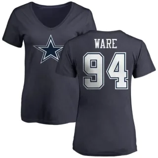 DeMarcus Ware Women's Dallas Cowboys Name & Number T-Shirt - Navy