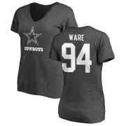 DeMarcus Ware Women's Dallas Cowboys One Color T-Shirt - Ash