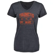 DeMarcus Ware Women's Denver Broncos Flanker Tri-Blend T-Shirt - Navy