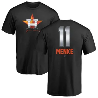 Denis Menke Houston Astros Midnight Mascot T-Shirt - Black