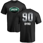 Dennis Byrd New York Jets Midnight Mascot T-Shirt - Black