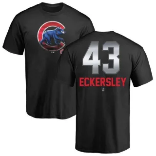 Dennis Eckersley Chicago Cubs Midnight Mascot T-Shirt - Black