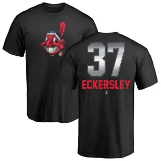 Dennis Eckersley Cleveland Indians Midnight Mascot T-Shirt - Black