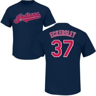 Dennis Eckersley Cleveland Indians Name & Number T-Shirt - Navy