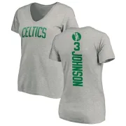 Dennis Johnson Women's Boston Celtics Ash Backer T-Shirt