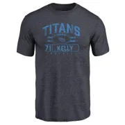 Dennis Kelly Tennessee Titans Flanker Tri-Blend T-Shirt - Navy