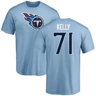 Dennis Kelly Tennessee Titans Name & Number Logo T-Shirt - Light Blue