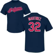 Dennis Martinez Cleveland Indians Name & Number T-Shirt - Navy