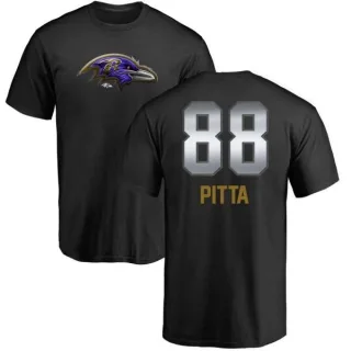 Dennis Pitta Baltimore Ravens Midnight Mascot T-Shirt - Black