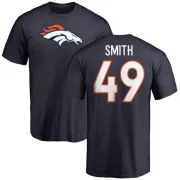 Dennis Smith Denver Broncos Name & Number Logo T-Shirt - Navy