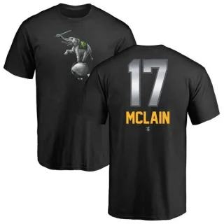 Denny Mclain Oakland Athletics Midnight Mascot T-Shirt - Black