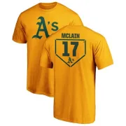 Denny Mclain Oakland Athletics RBI T-Shirt - Gold