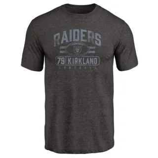 Denver Kirkland Oakland Raiders Flanker Tri-Blend T-Shirt - Black